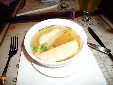 Chicken Consomme with Chicken Dumplings
